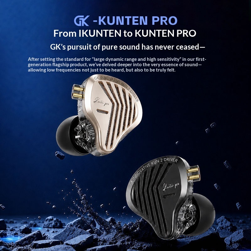 Audiophile Headphone Wired - In-Stock Gk Kunten Pro Hifi In