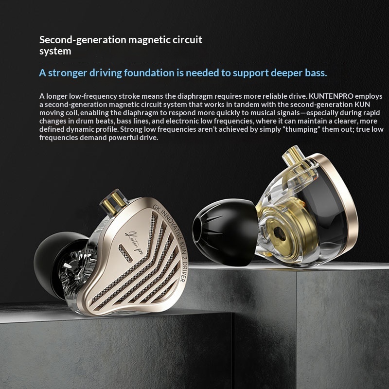 In-Stock Gk Kunten Pro Hifi In - огляд і ціна Audiophile Headphone Wired