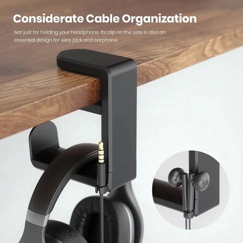 No Punch Table Clip Hook Headp - огляд і ціна Headphone Stand Desk