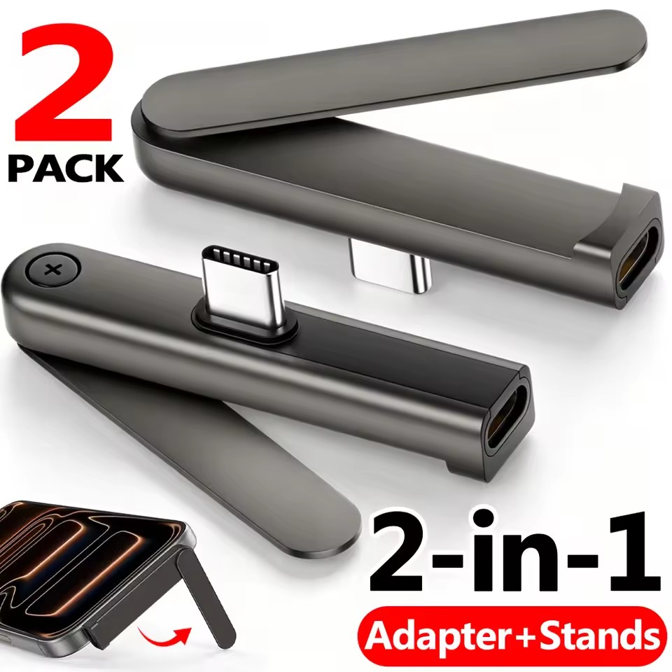 2/1PCS Portable USB C To 3.5mm - огляд і ціна Headphone Stand Desk