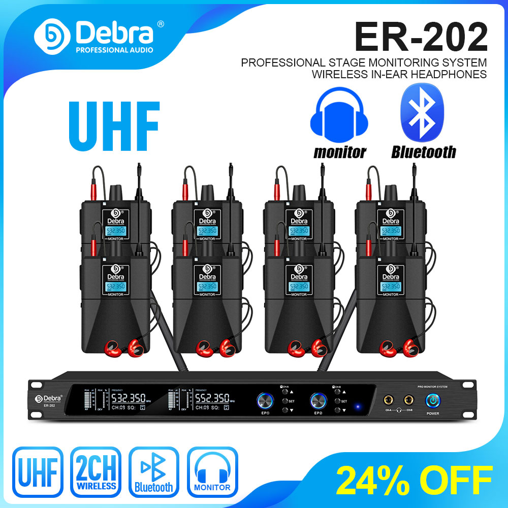 Debra UHF IEM ER-202 Wireless  - огляд і ціна In Ear Monitor Iem