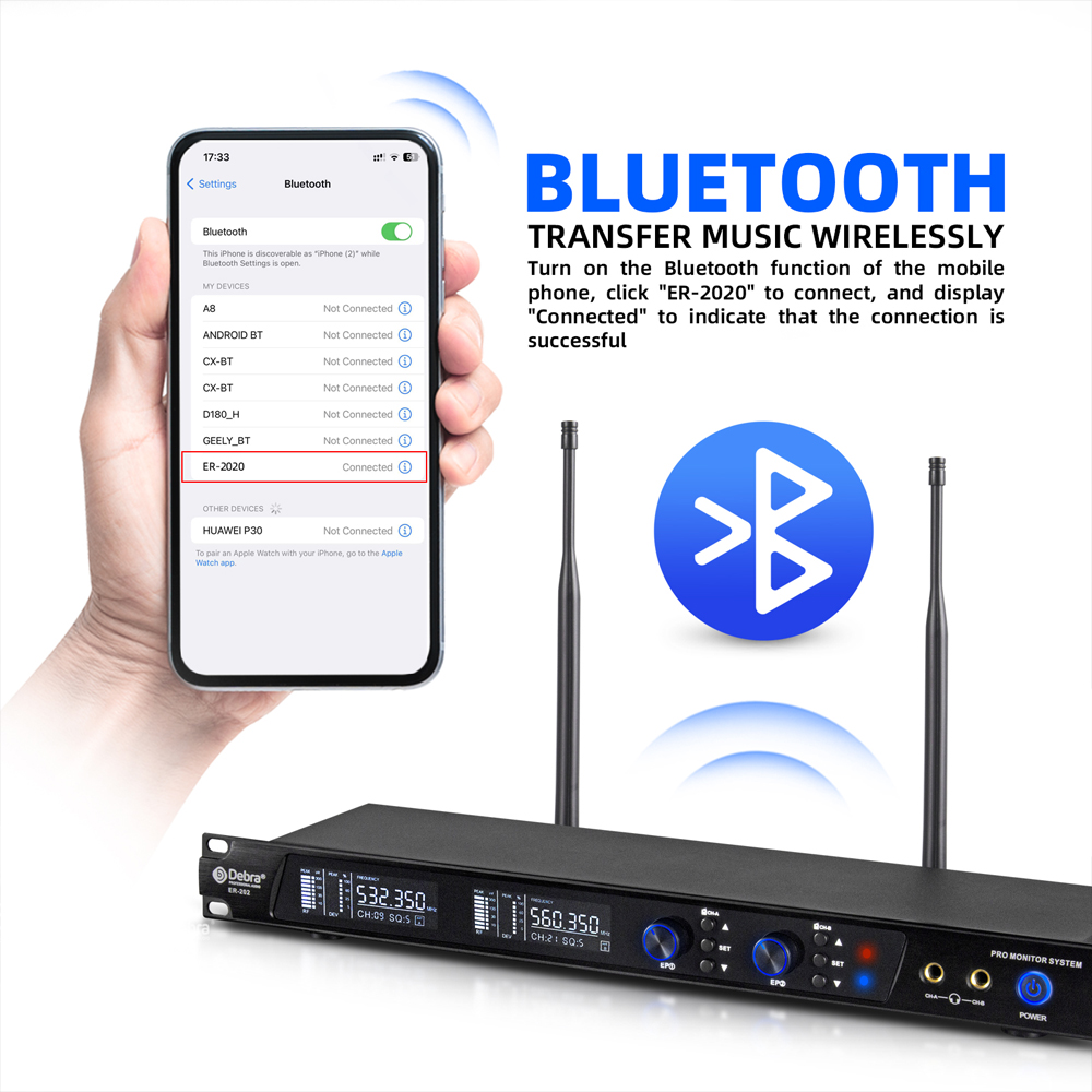 Debra UHF IEM ER-202 Wireless  - огляд і ціна In Ear Monitor Iem