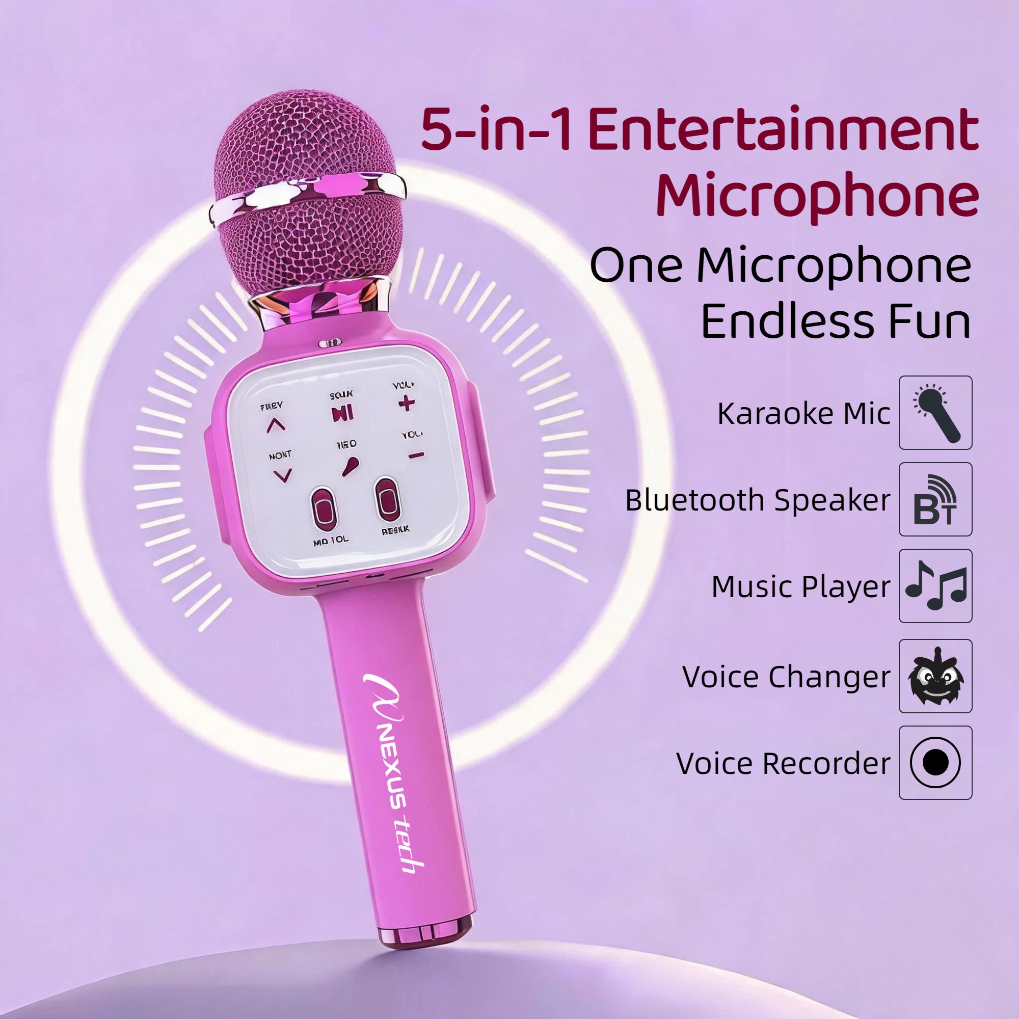 Wireless Bluetooth 5.2 Karaoke - огляд і ціна Shure Mic Sm58