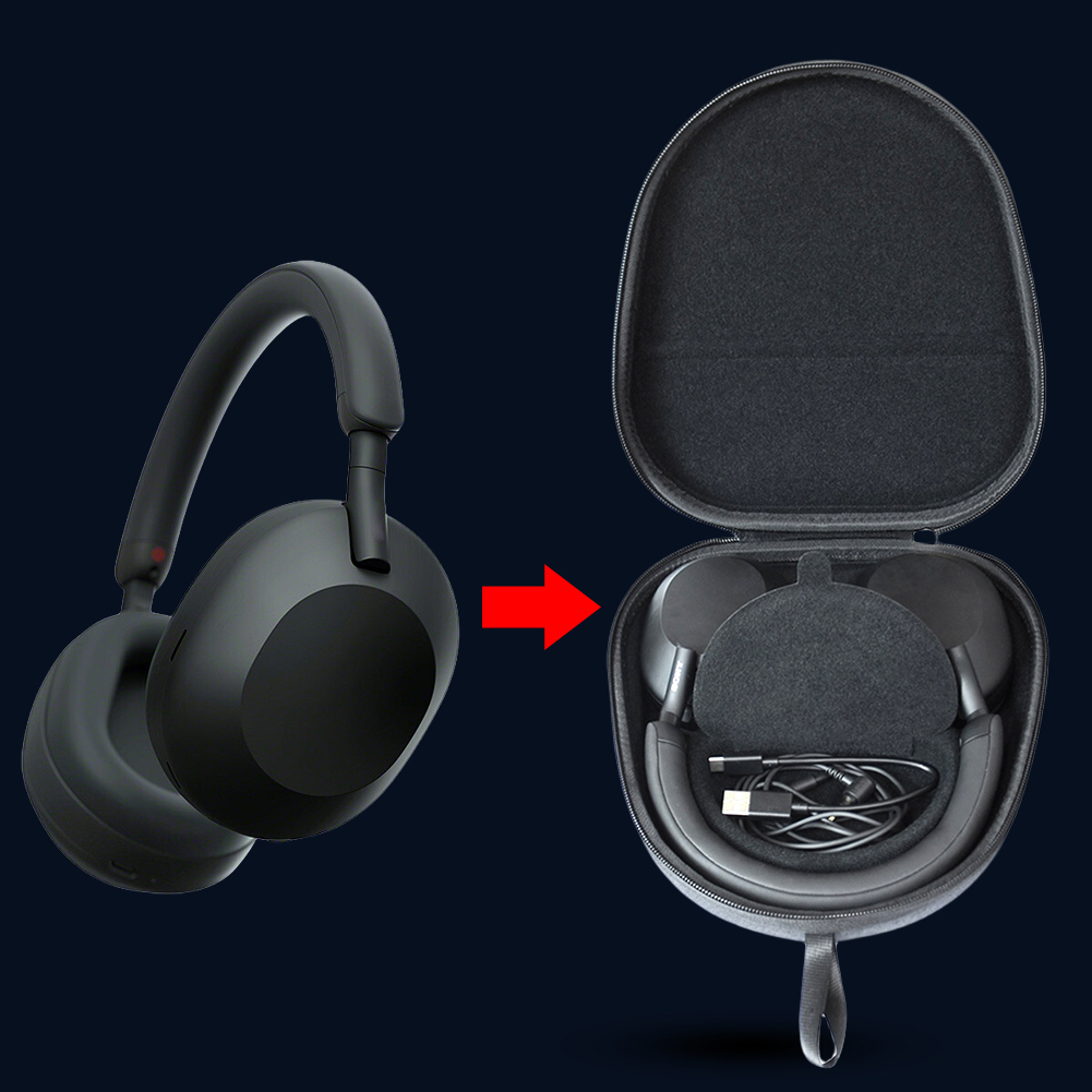 Hard Carrying Case Travel Prot - огляд і ціна Headphone Case Hard