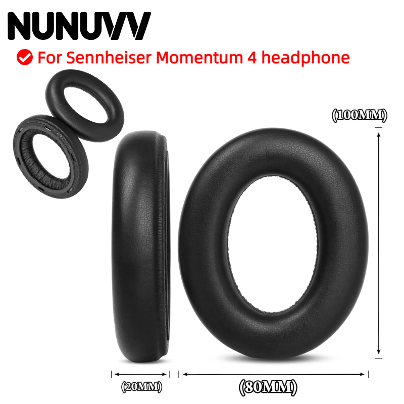 NUNUVV Ear pads With plastic b - огляд і ціна Sennheiser Headphone Momentum 4