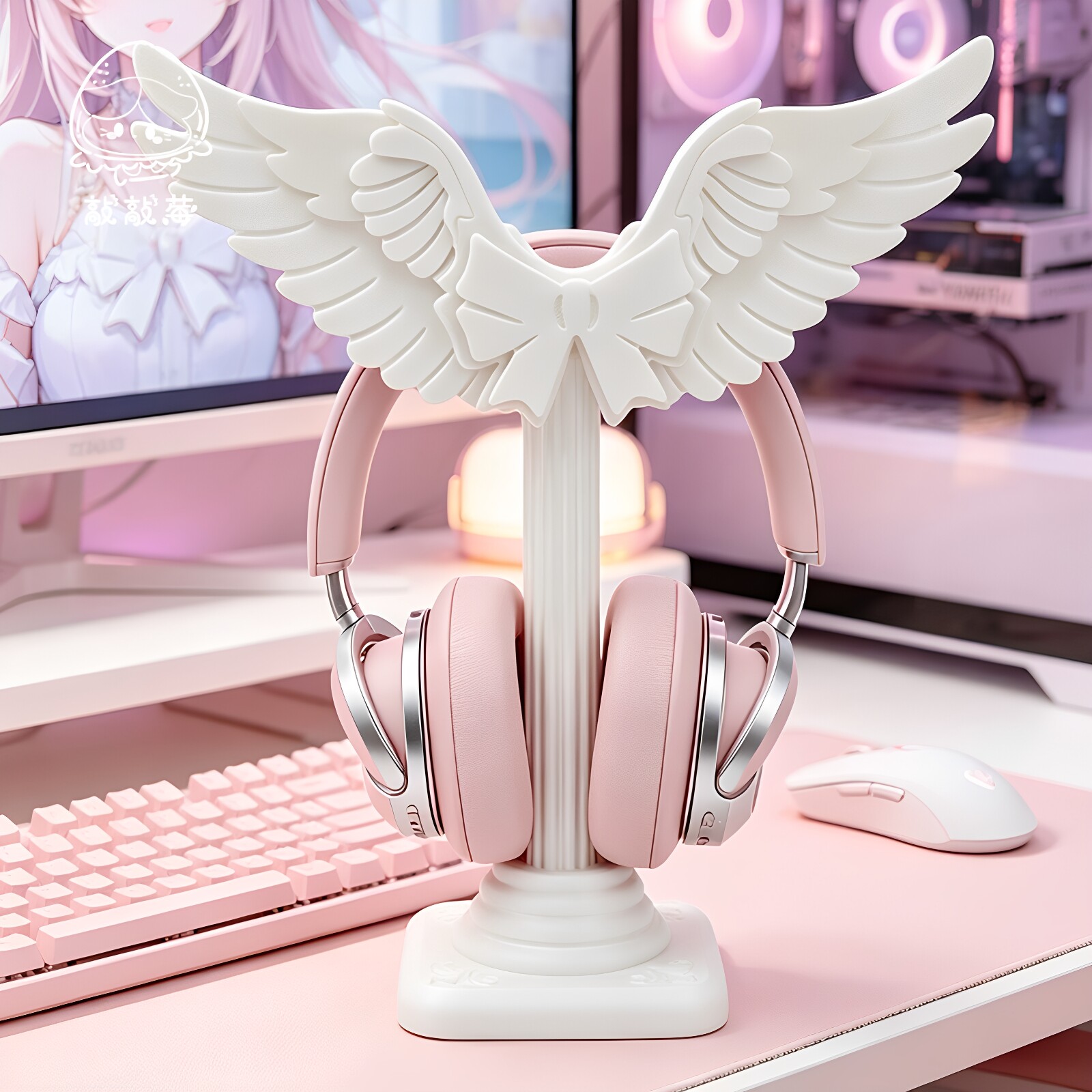 Cute Angel Wing Headset Holder - огляд і ціна Headphone Stand Desk